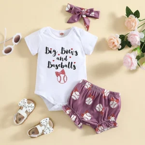3 Pcs Newborn Casual Outfit
