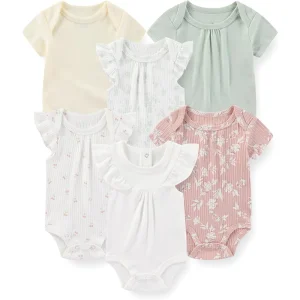 6pcs Fashion Baby Boy or Girl Onesies.