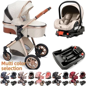 3-in-1 Baby Stroller Multi-Purpose Luxury Travel Baby Stroller