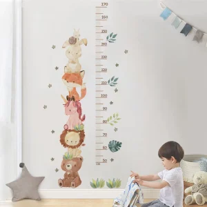 Animal Height Measure Kids Grow Chart