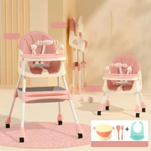 4-in-1 Foldable Baby High Chair